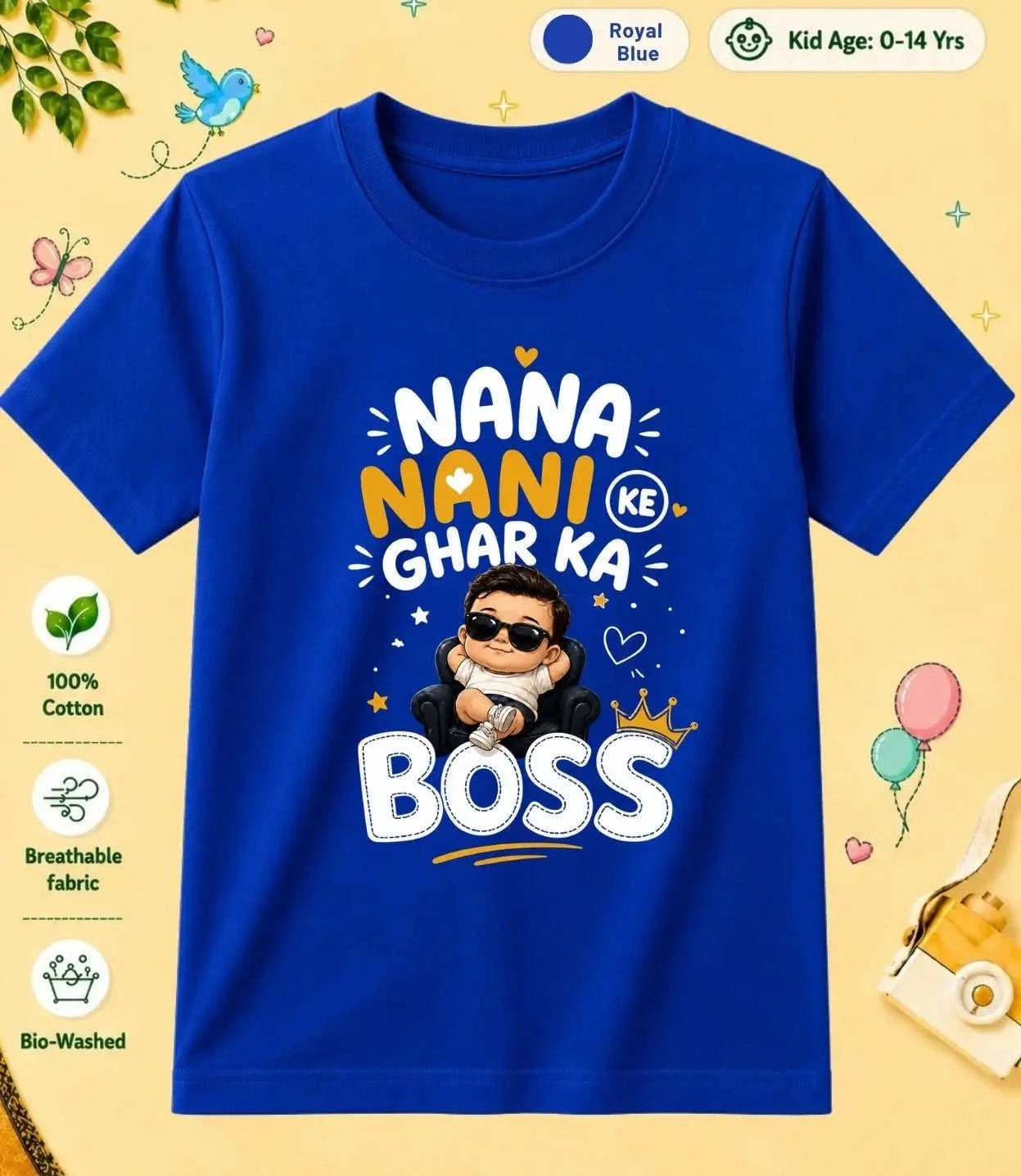 Nana & Nani's Kid Cotton Tee Swiftsoul