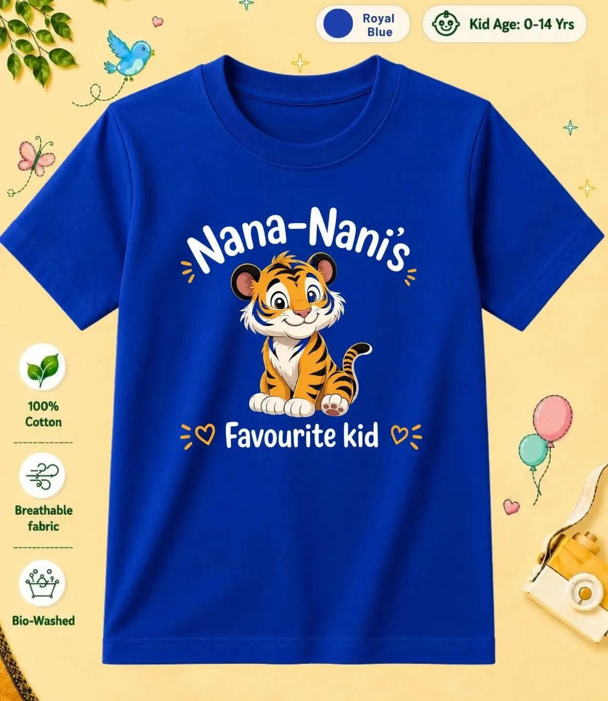 Nana & Nani's Kid Cotton Tee Swiftsoul