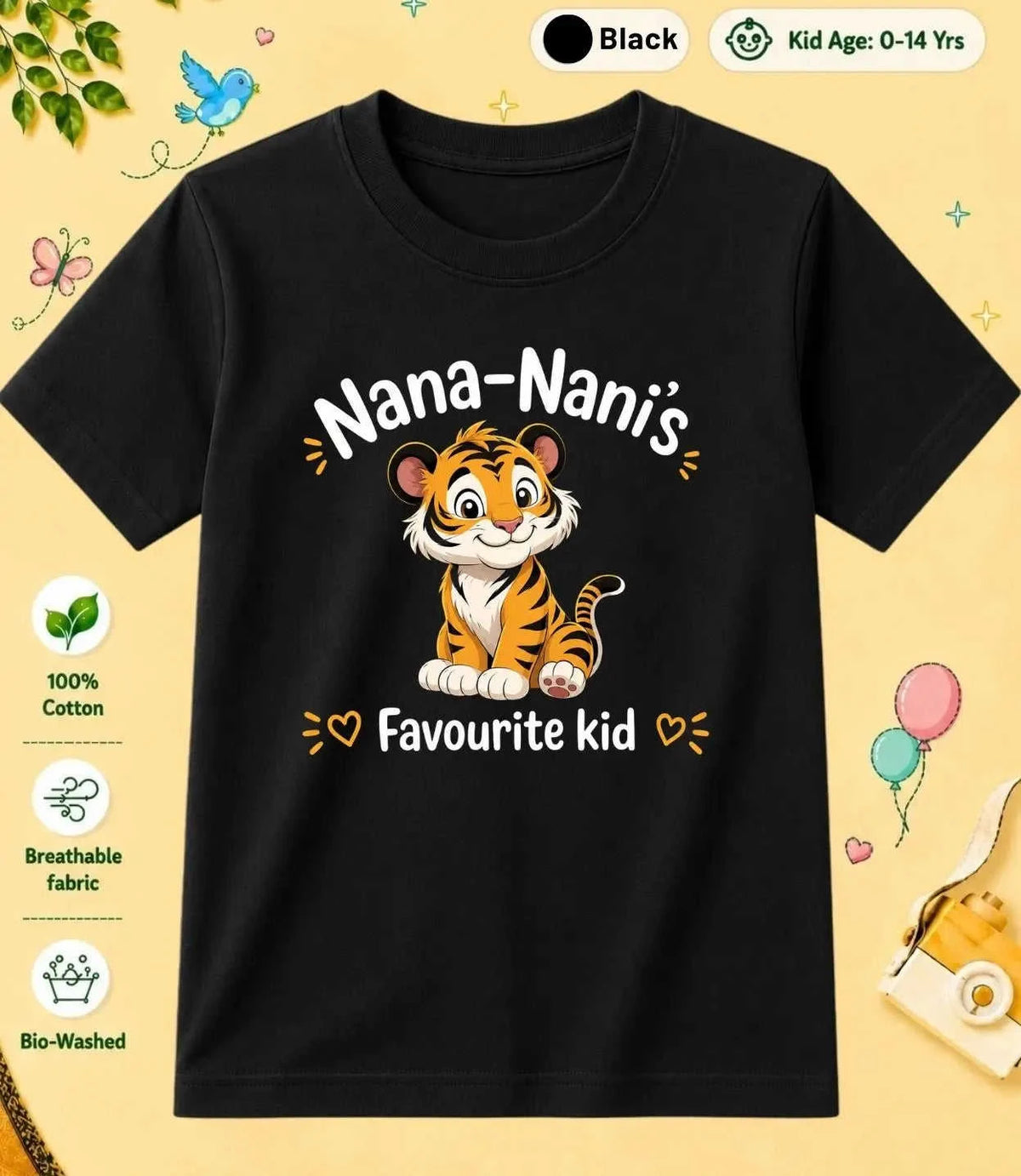 Nana & Nani's Kid Cotton Tee Swiftsoul