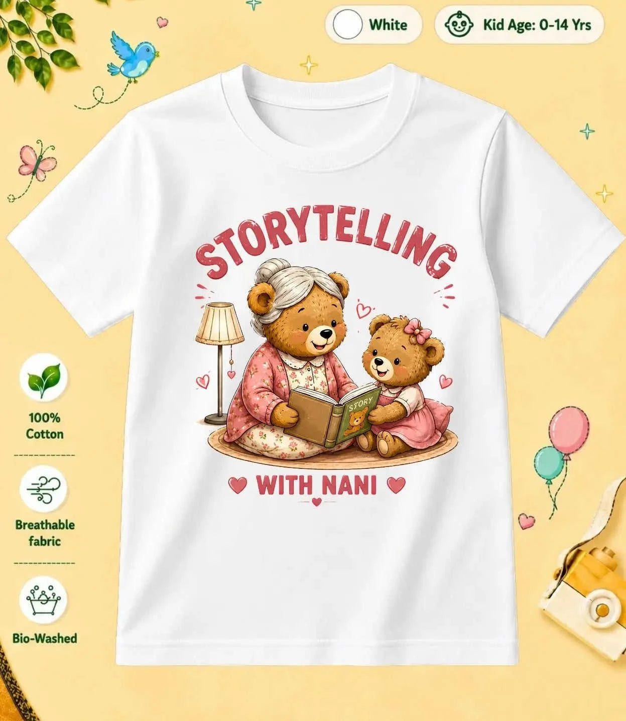 Nana & Nani's kids Cotton Tee Swiftsoul