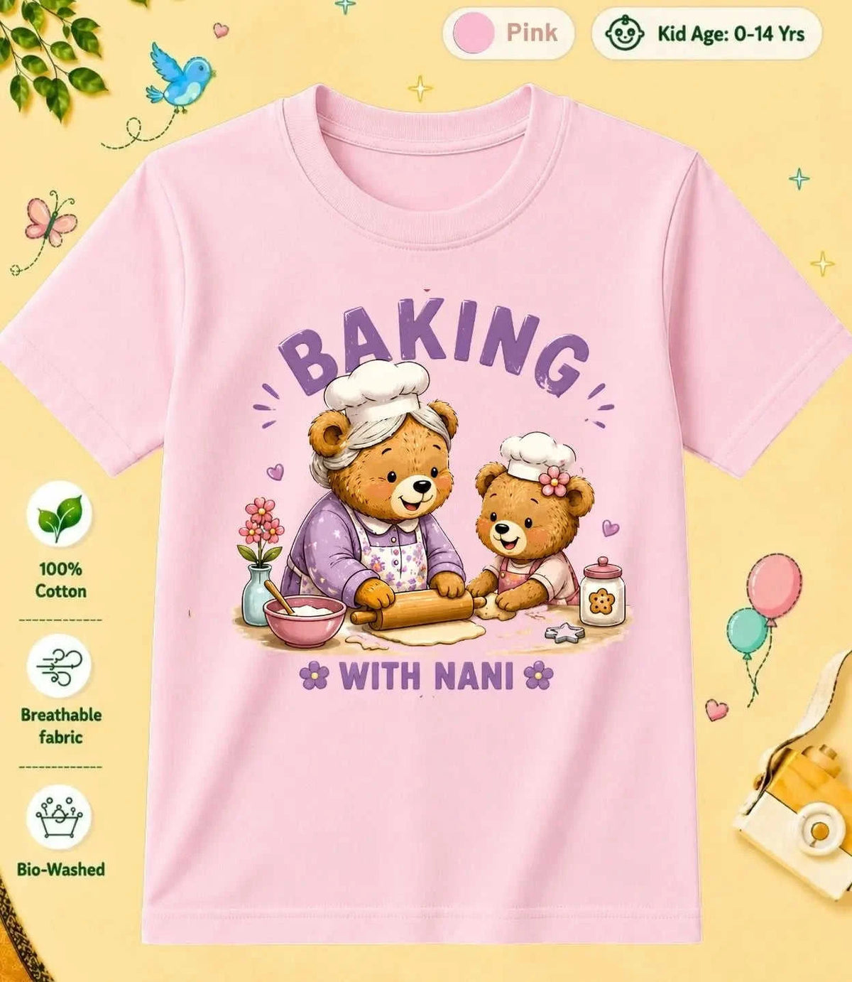 Nana & Nani's kids Cotton Tee Swiftsoul