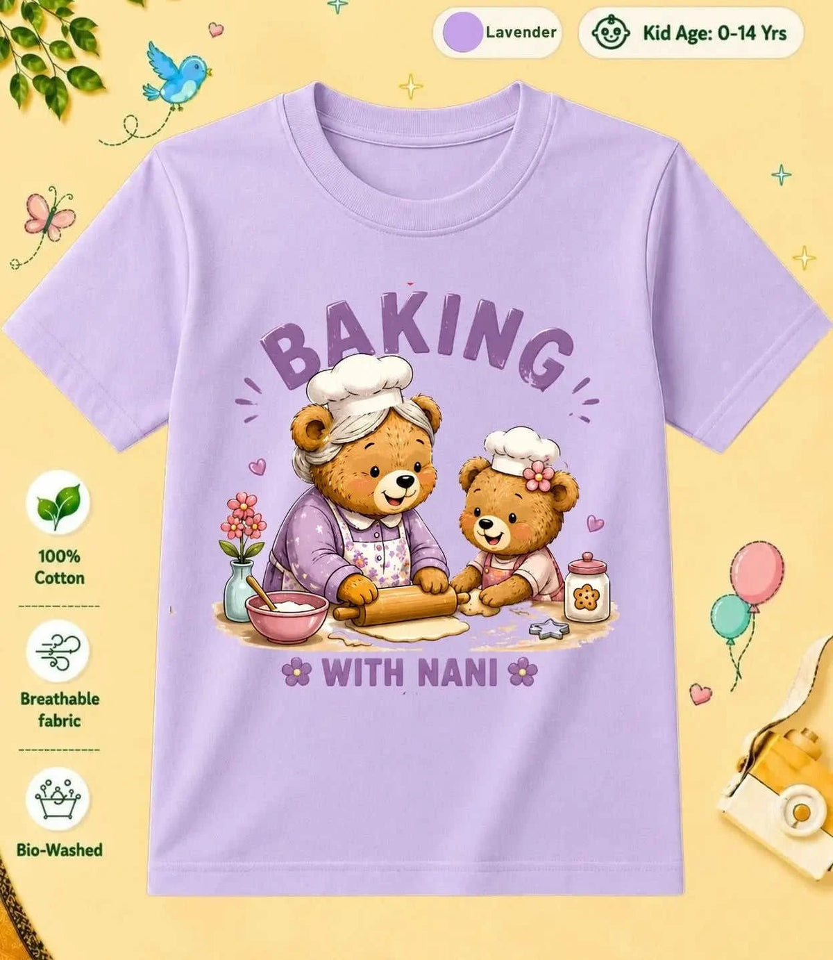 Nana & Nani's kids Cotton Tee Swiftsoul