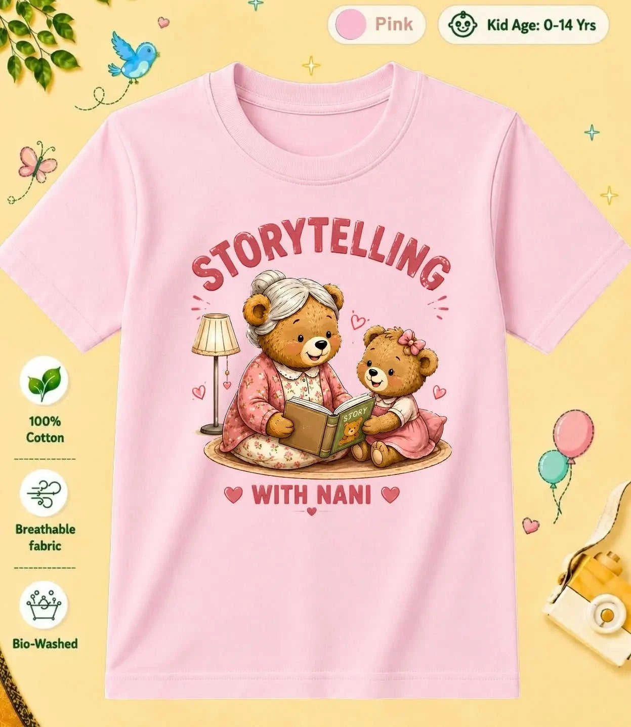 Nana & Nani's kids Cotton Tee Swiftsoul