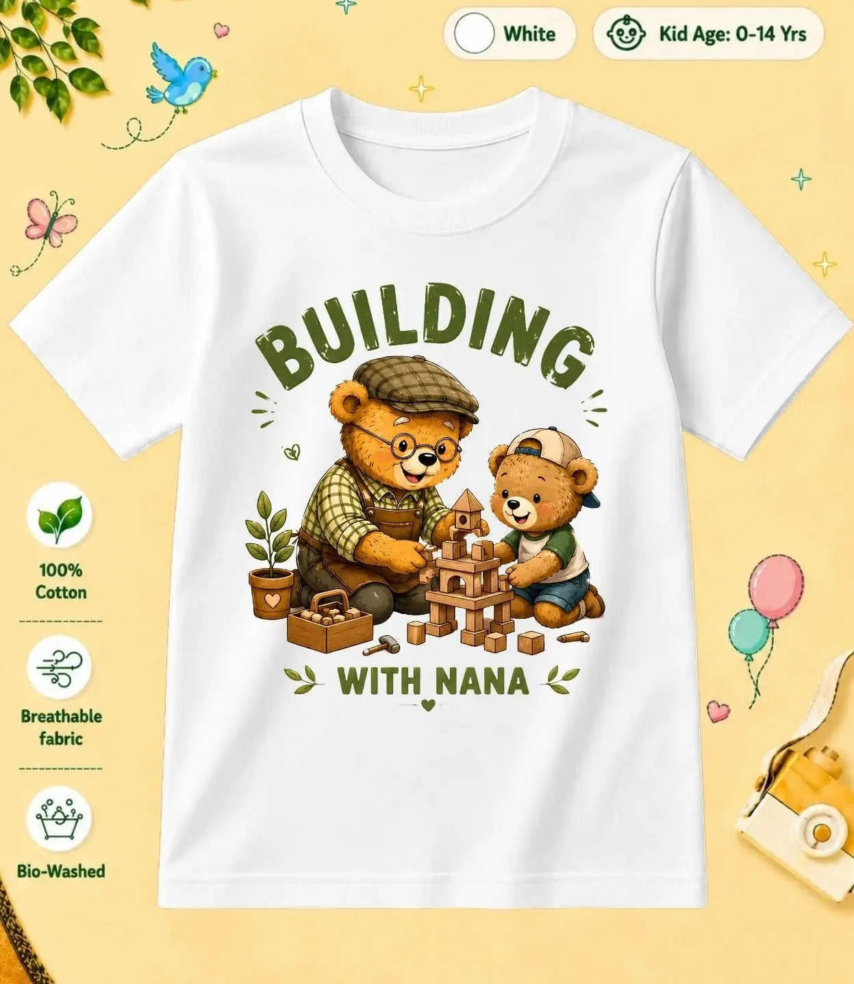 Nana & Nani's kids Cotton Tee Swiftsoul