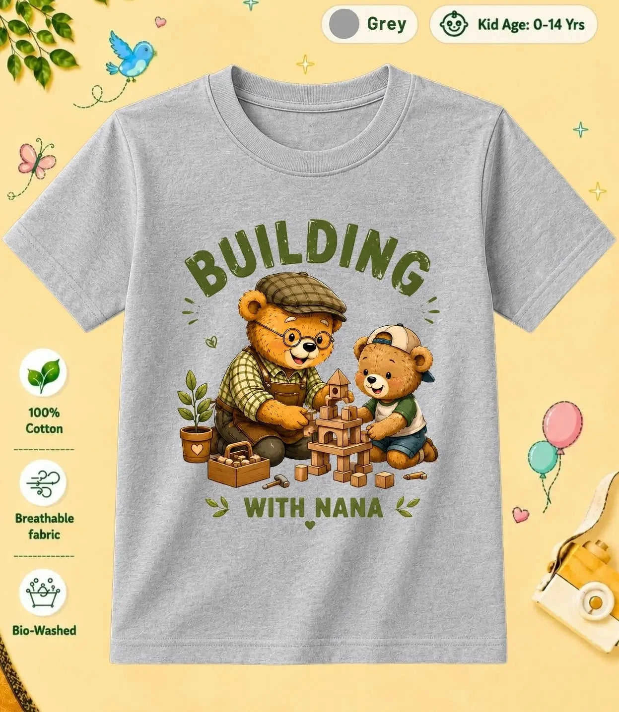 Nana & Nani's kids Cotton Tee Swiftsoul
