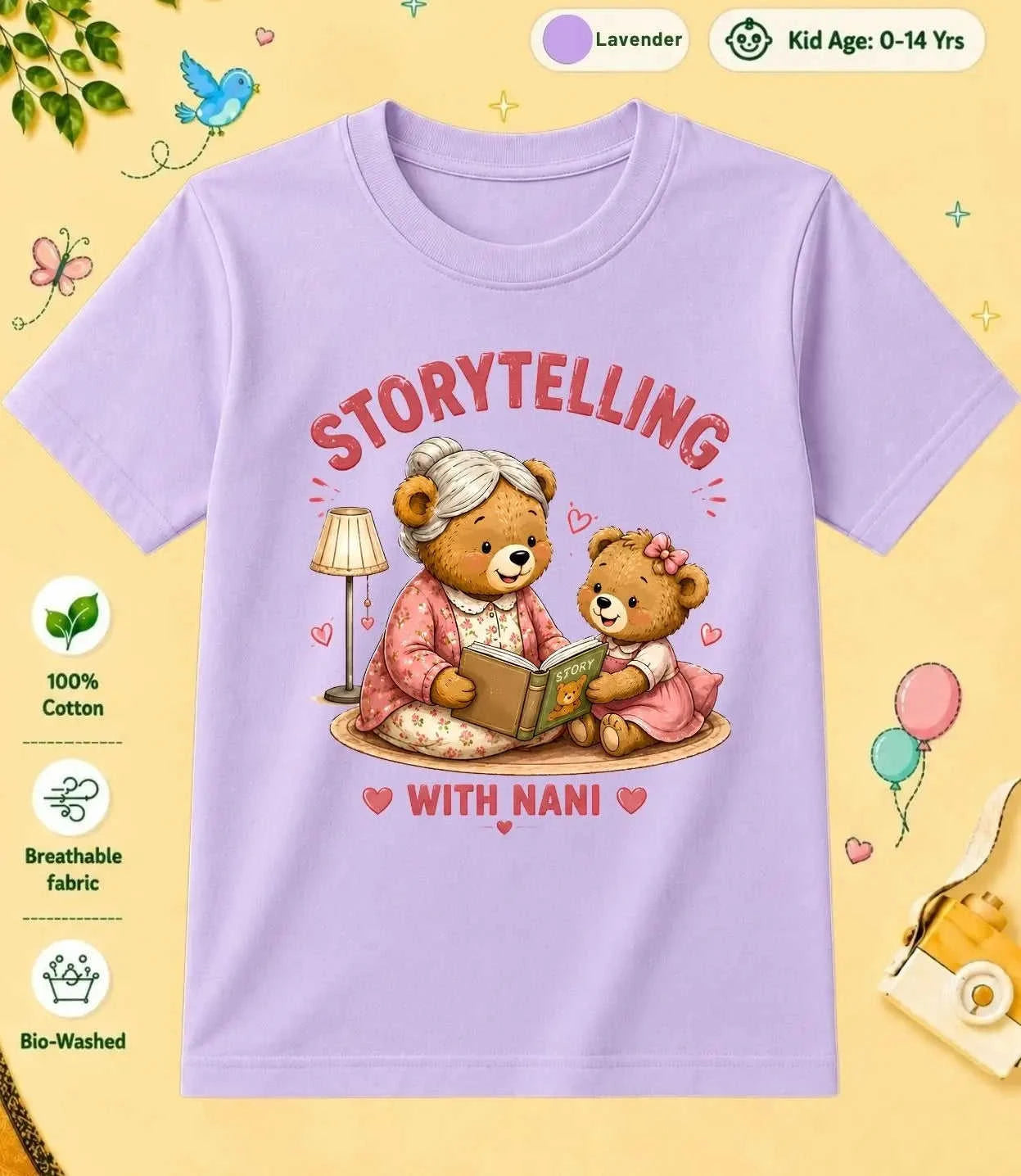 Nana & Nani's kids Cotton Tee Swiftsoul
