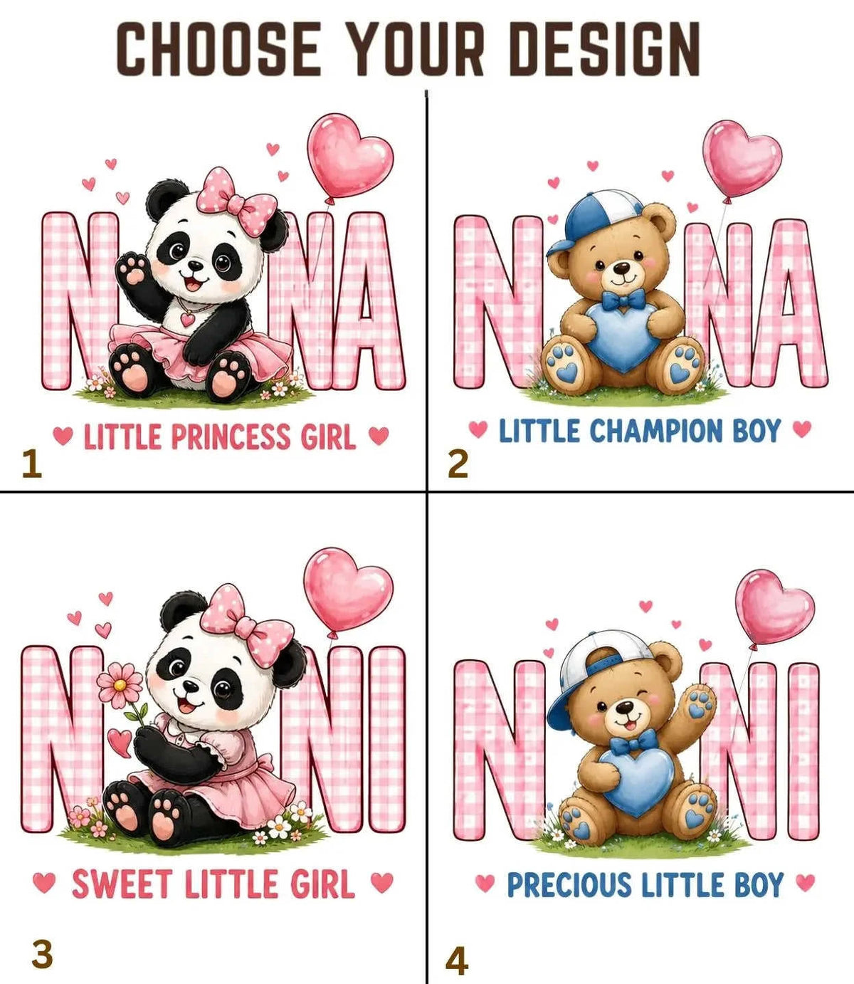 Nana & Nani's Sweetheart kids Cotton Tee Swiftsoul