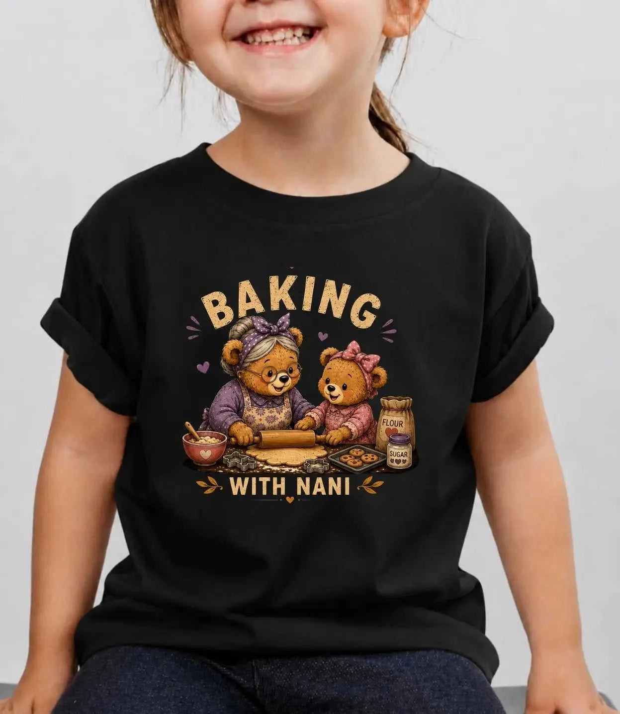 Nana & Nani's Sweetheart kids Cotton Tee Swiftsoul