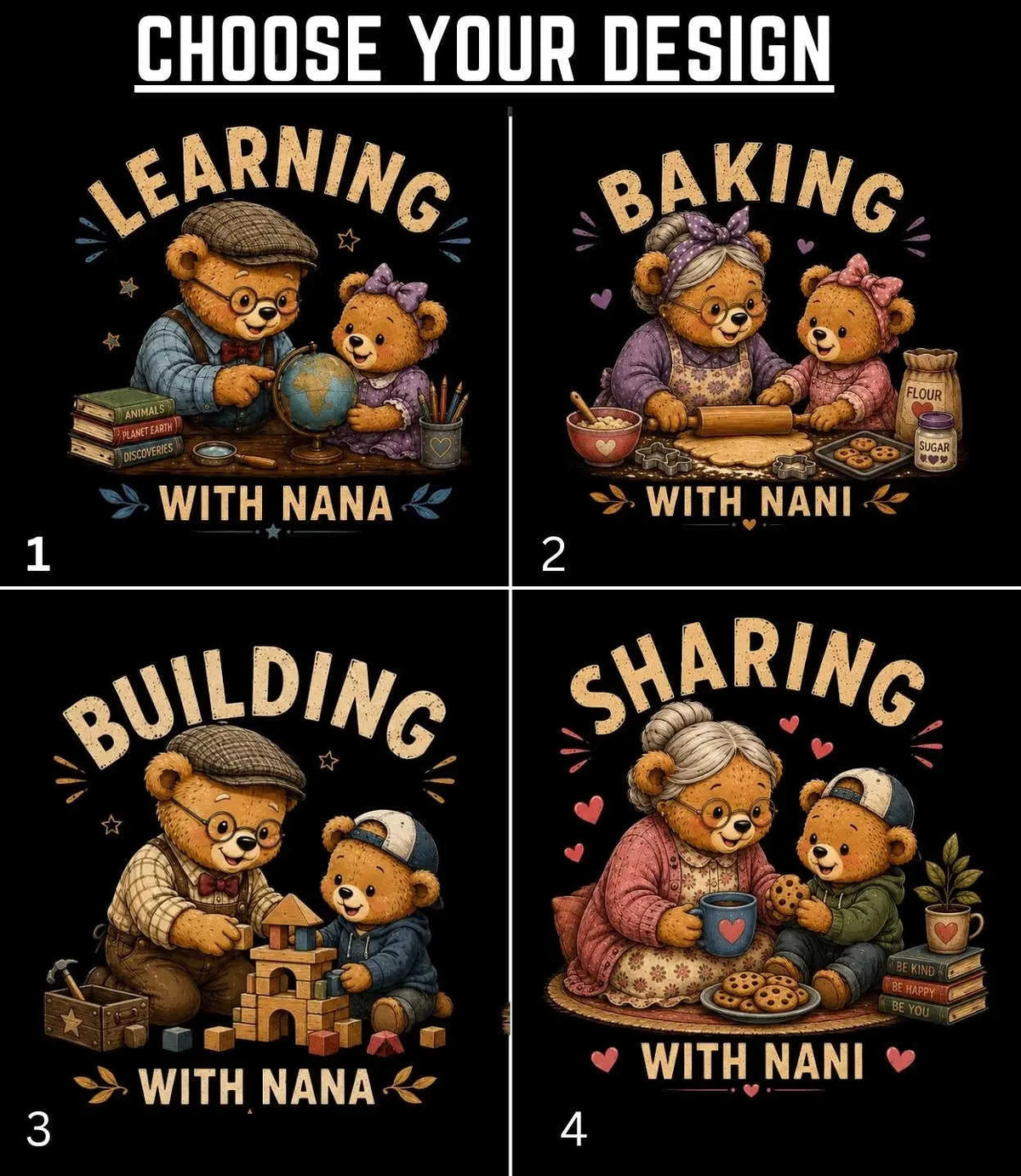 Nana & Nani's Sweetheart kids Cotton Tee Swiftsoul