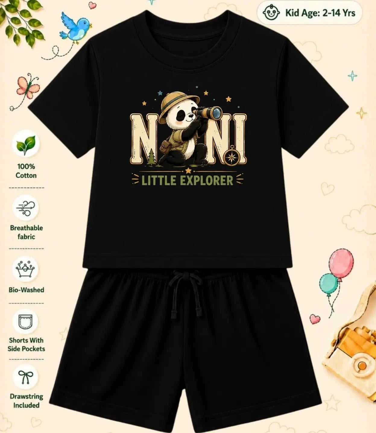 Nana & Nani's Treasure Kid  Co-ord Set Swiftsoul