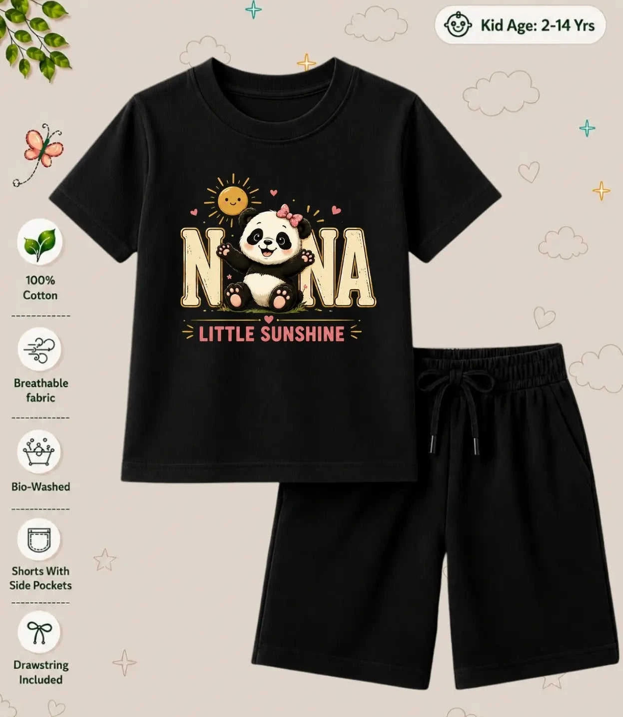 Nana & Nani's Treasure Kid  Co-ord Set Swiftsoul