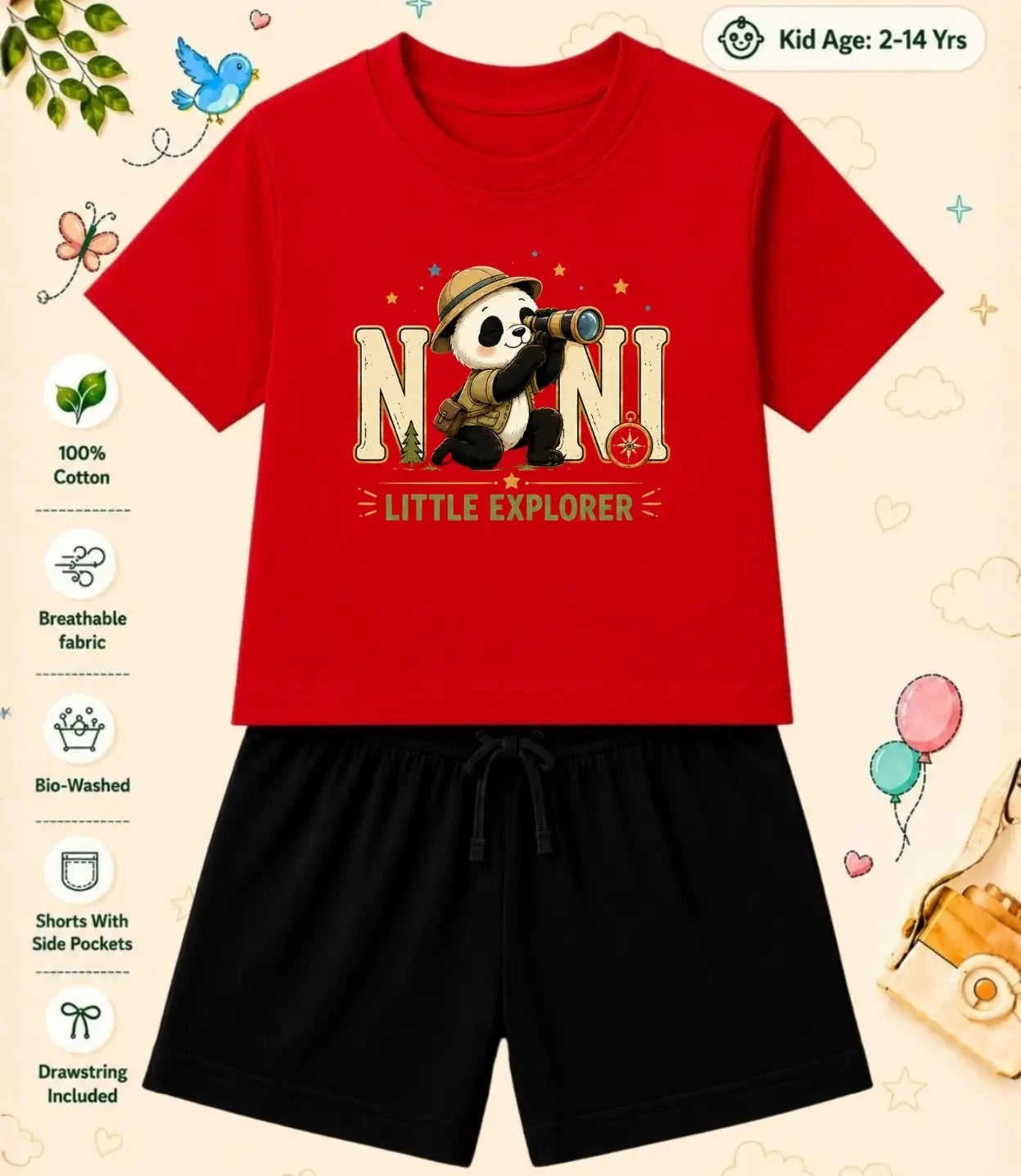 Nana & Nani's Treasure Kid  Co-ord Set Swiftsoul
