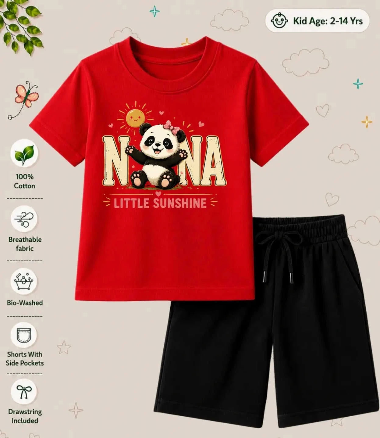 Nana & Nani's Treasure Kid  Co-ord Set Swiftsoul