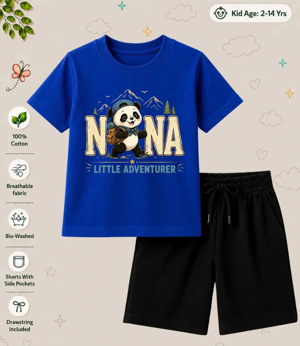 Nana & Nani's Treasure Kid  Co-ord Set Swiftsoul