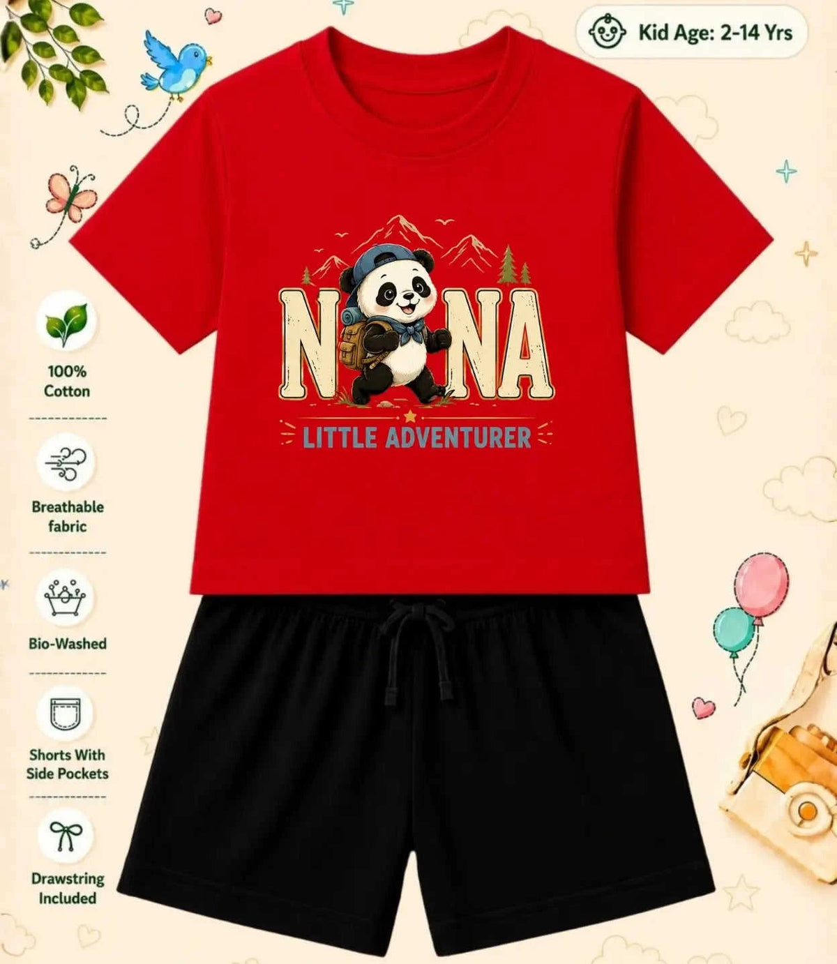 Nana & Nani's Treasure Kid  Co-ord Set Swiftsoul