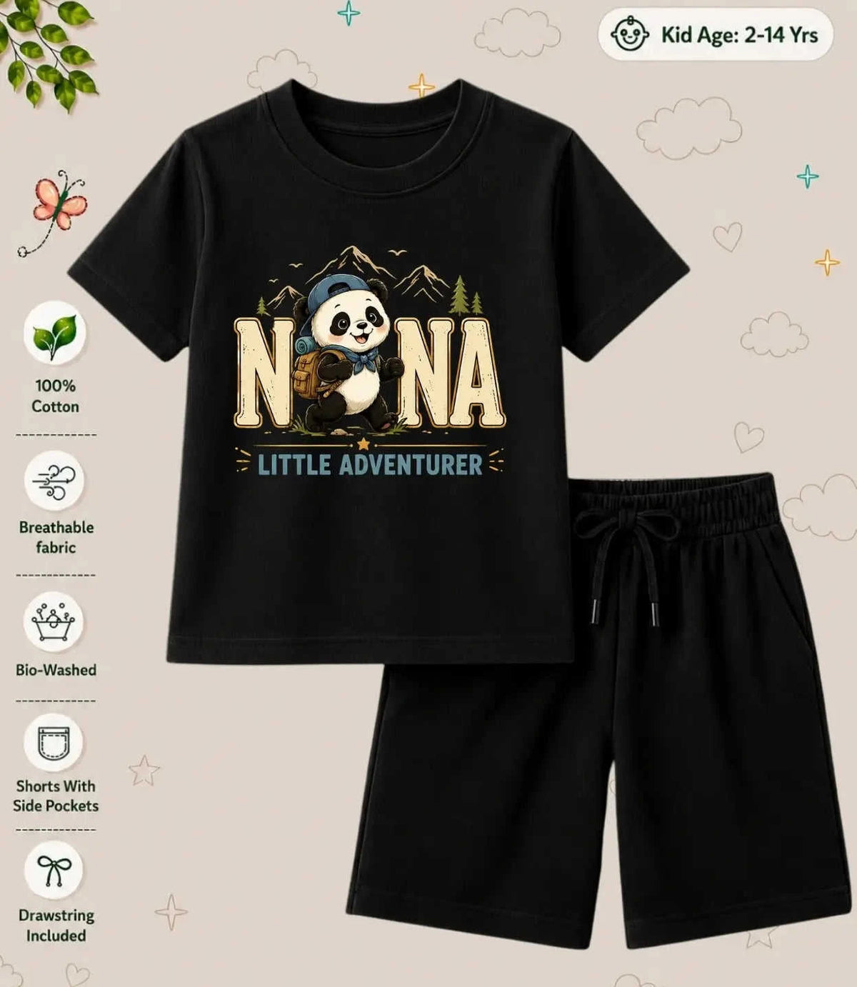 Nana & Nani's Treasure Kid  Co-ord Set Swiftsoul