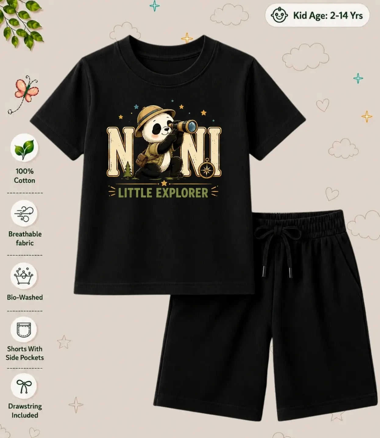 Nana & Nani's Treasure Kid  Co-ord Set Swiftsoul