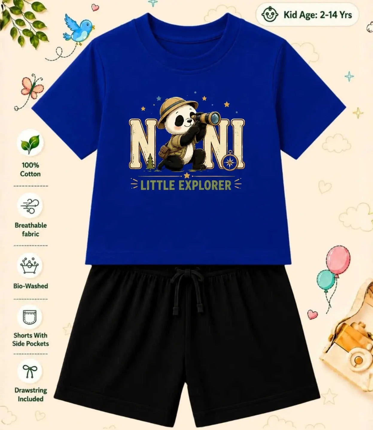 Nana & Nani's Treasure Kid  Co-ord Set Swiftsoul
