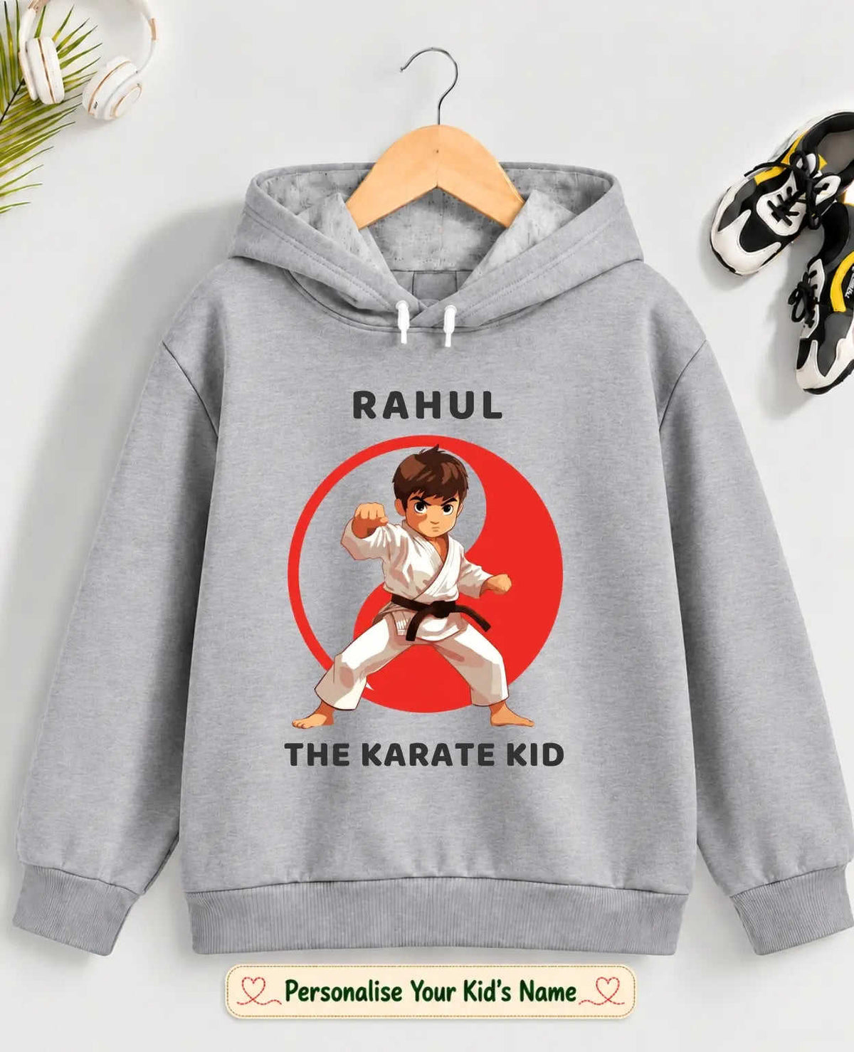 Ninja Karate Kid Cotton Tshirt & Hoodie Swiftsoul