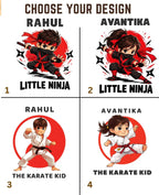 Ninja Karate Kid Cotton Tshirt & Hoodie Swiftsoul