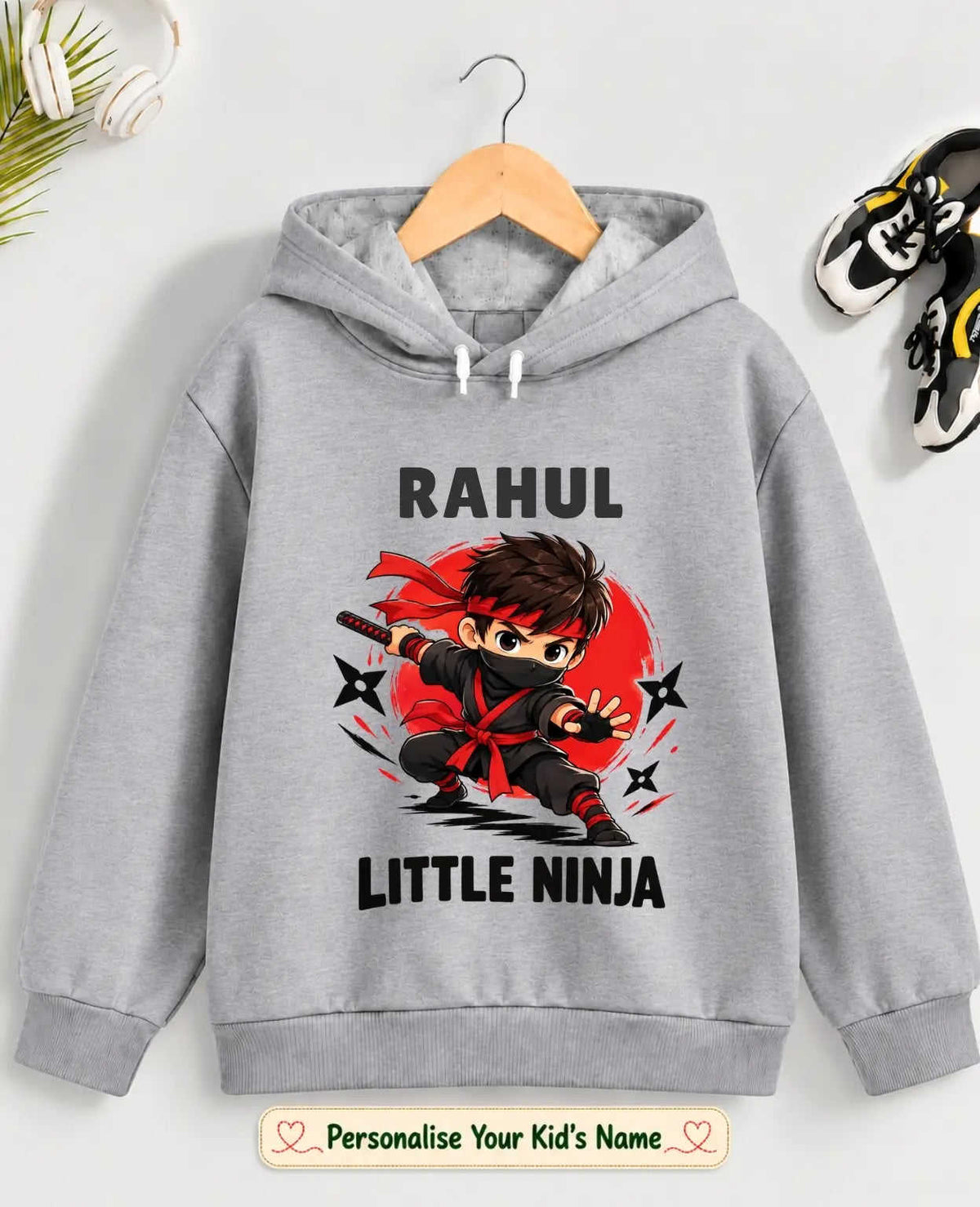 Ninja Karate Kid Cotton Tshirt & Hoodie Swiftsoul