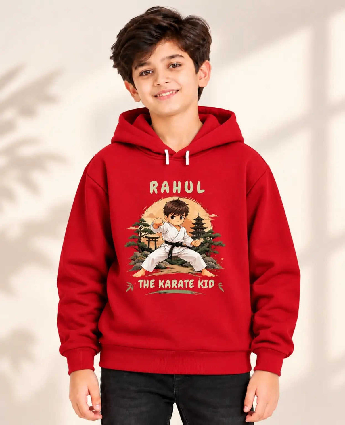 Ninja Karate Kid Cotton Tshirt & Hoodie Swiftsoul