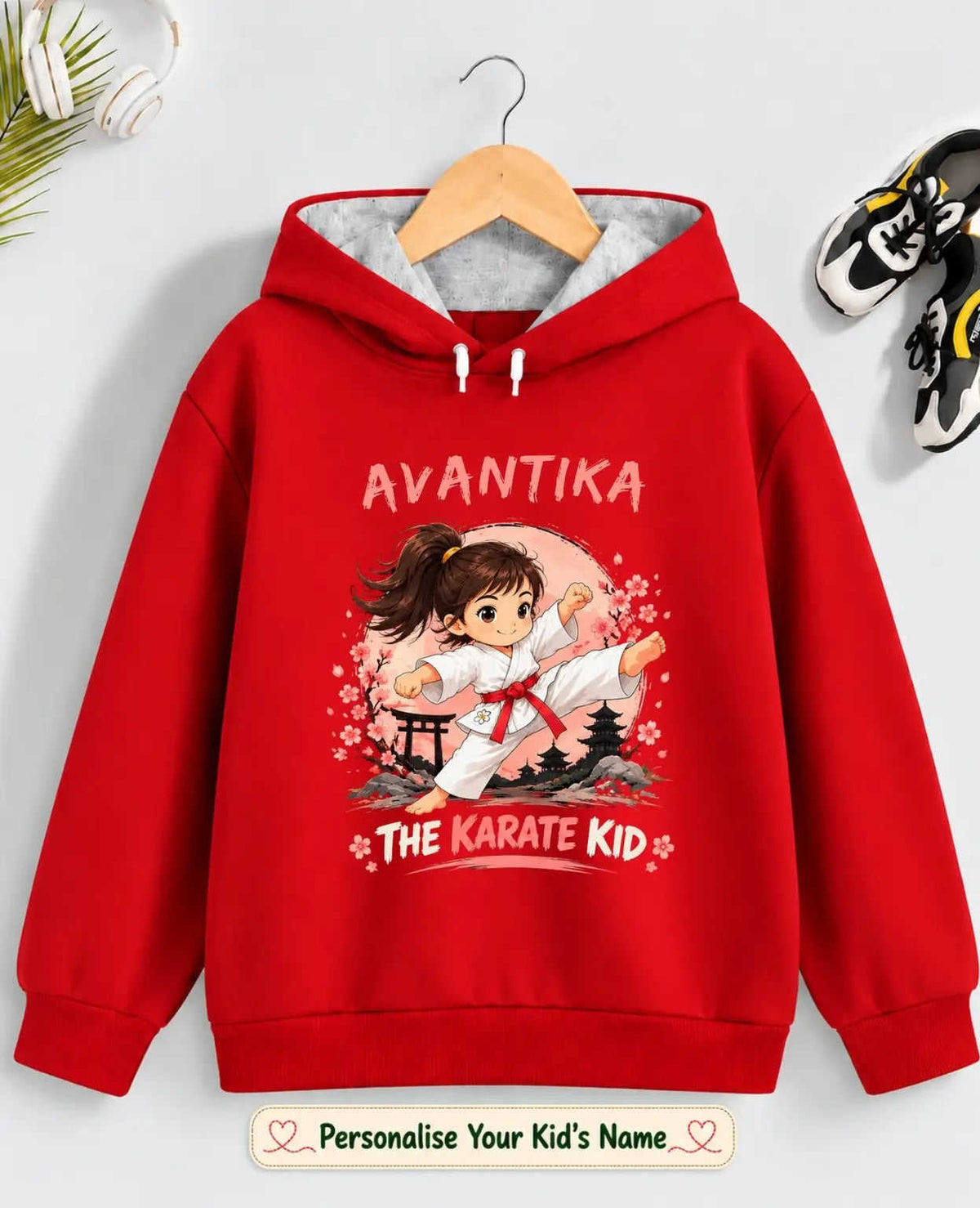 Ninja Karate Kid Cotton Tshirt & Hoodie Swiftsoul