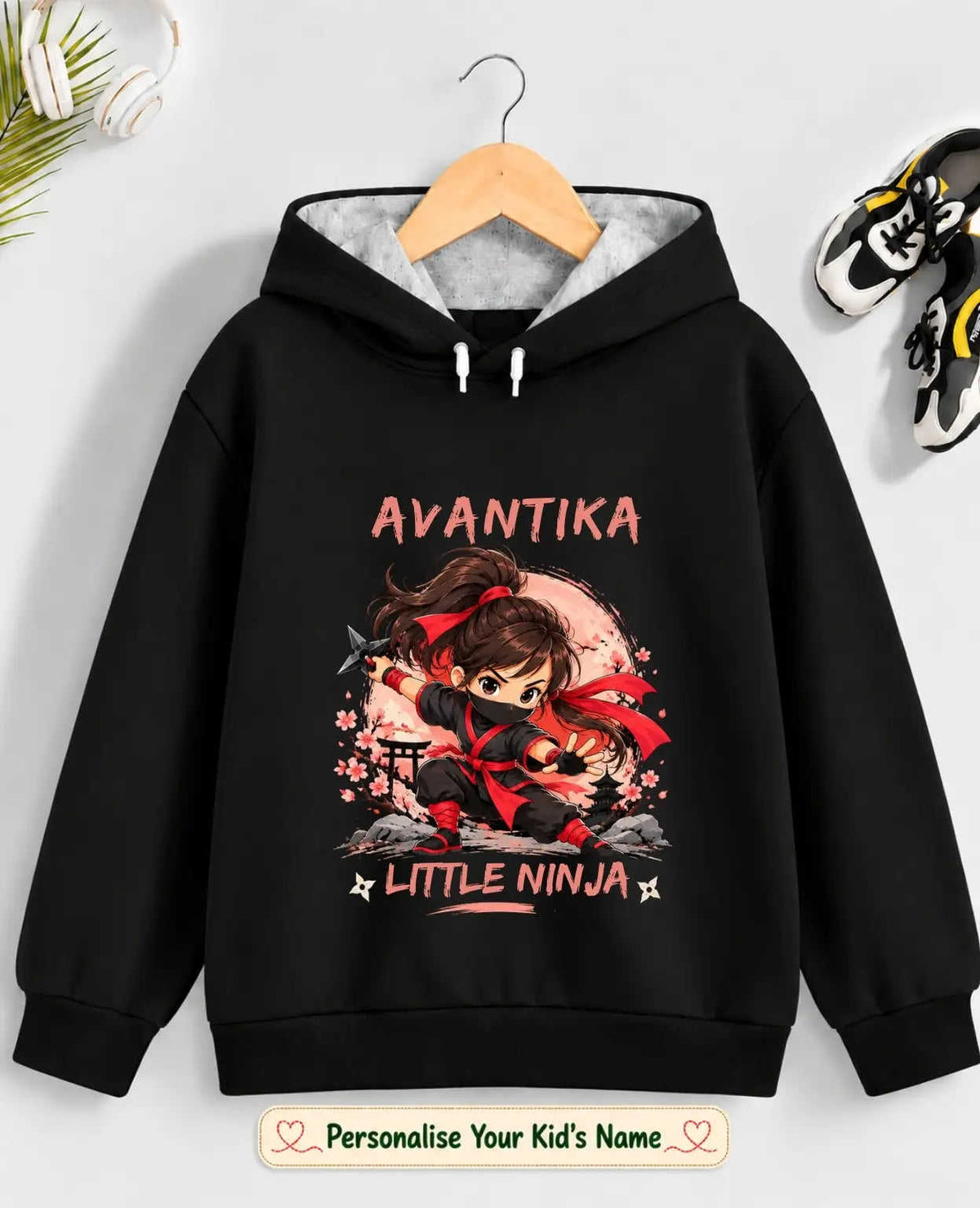 Ninja Karate Kid Cotton Tshirt & Hoodie Swiftsoul