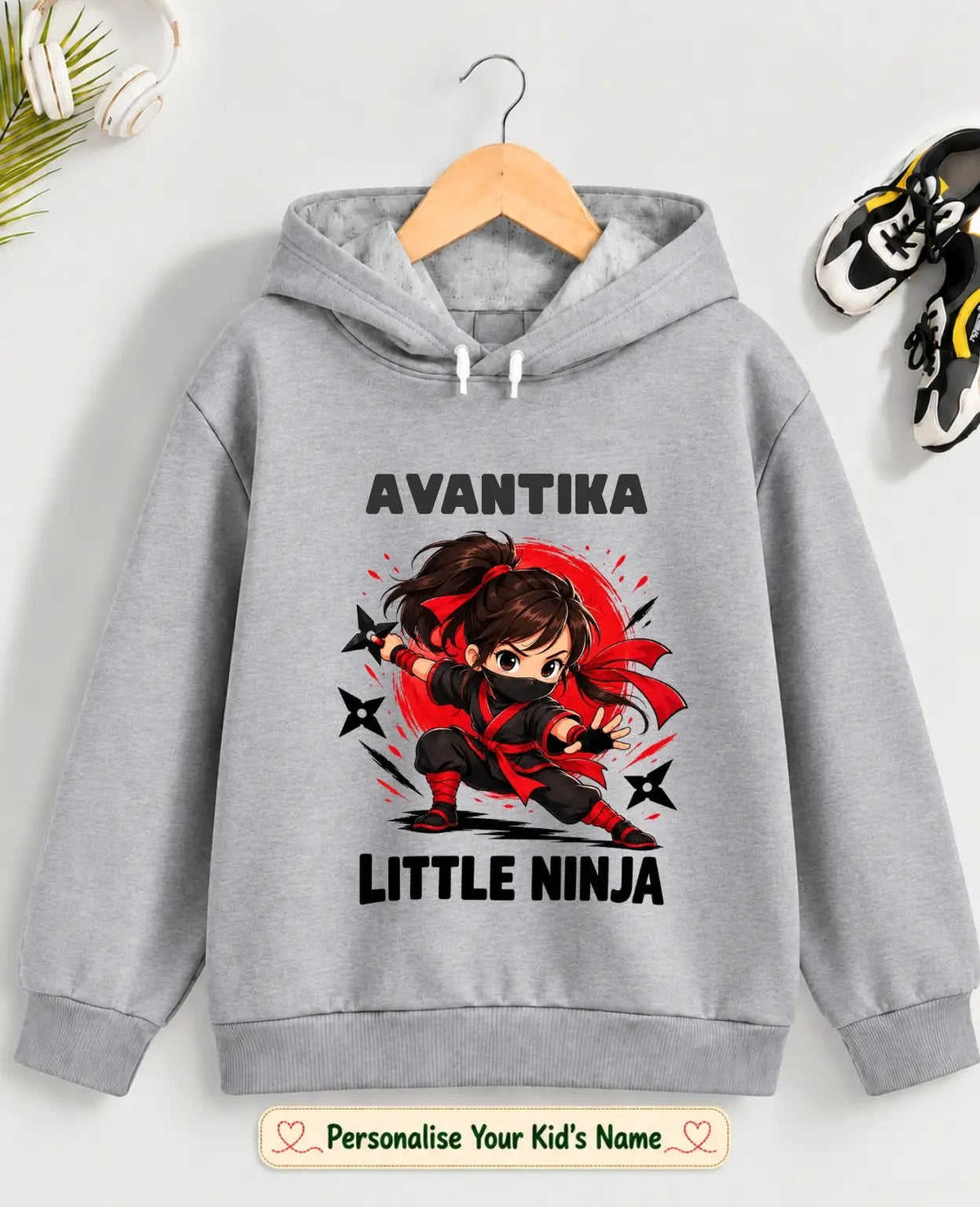 Ninja Karate Kid Cotton Tshirt & Hoodie Swiftsoul