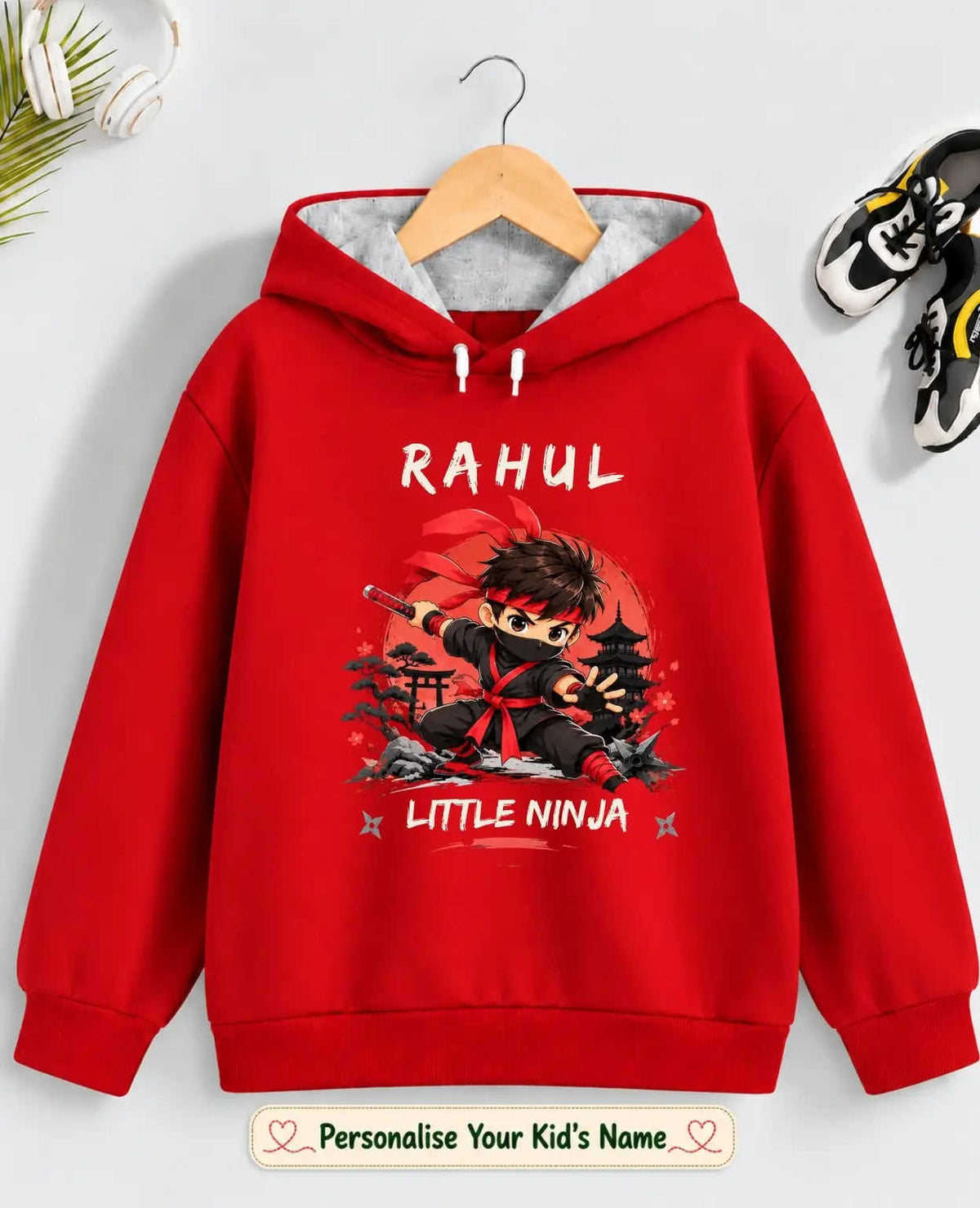 Ninja Karate Kid Cotton Tshirt & Hoodie Swiftsoul