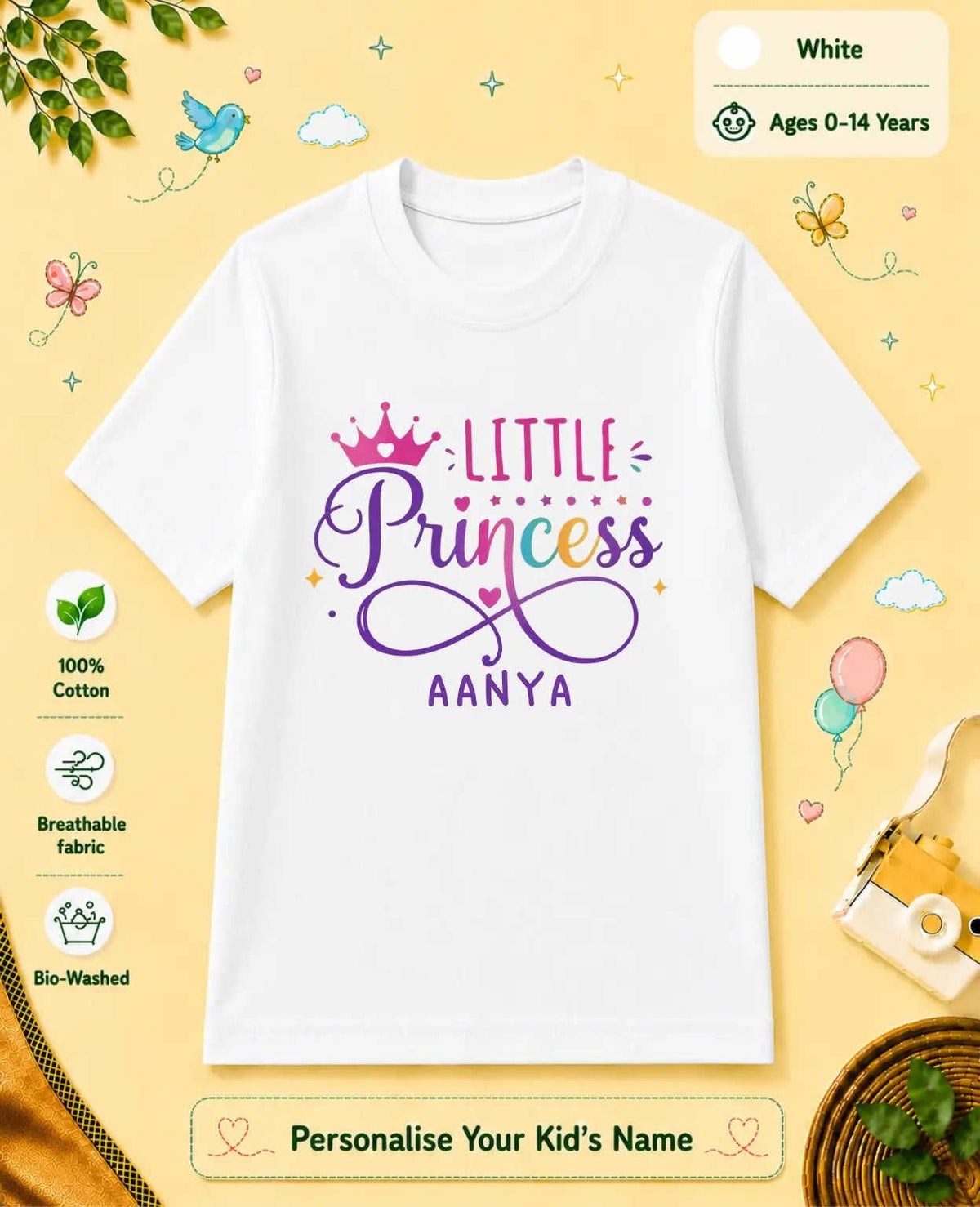 November Special Custom Kid Cotton Tshirt Swiftsoul