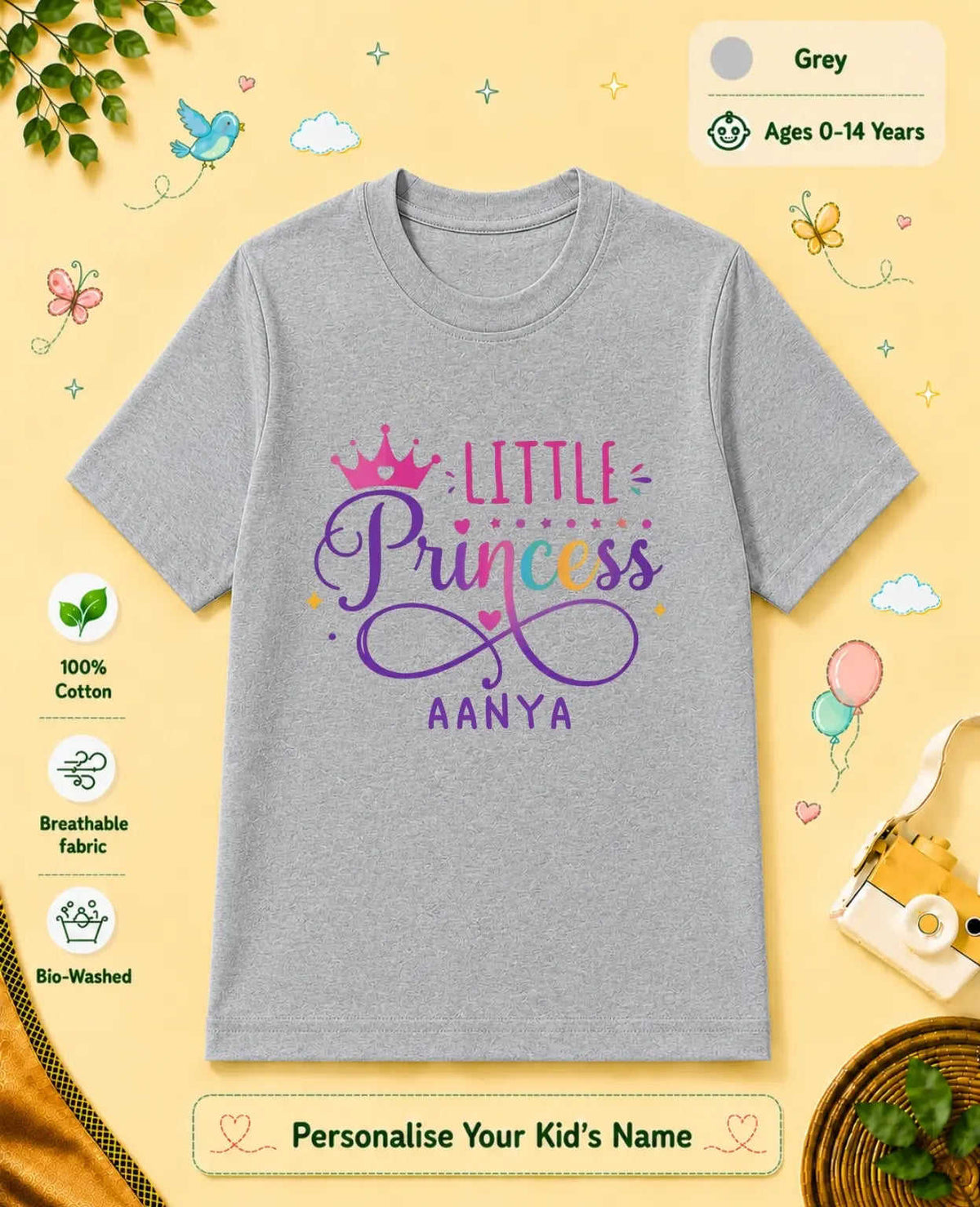 November Special Custom Kid Cotton Tshirt Swiftsoul