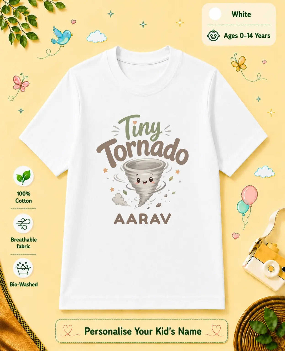 November Special Custom Kid Cotton Tshirt Swiftsoul