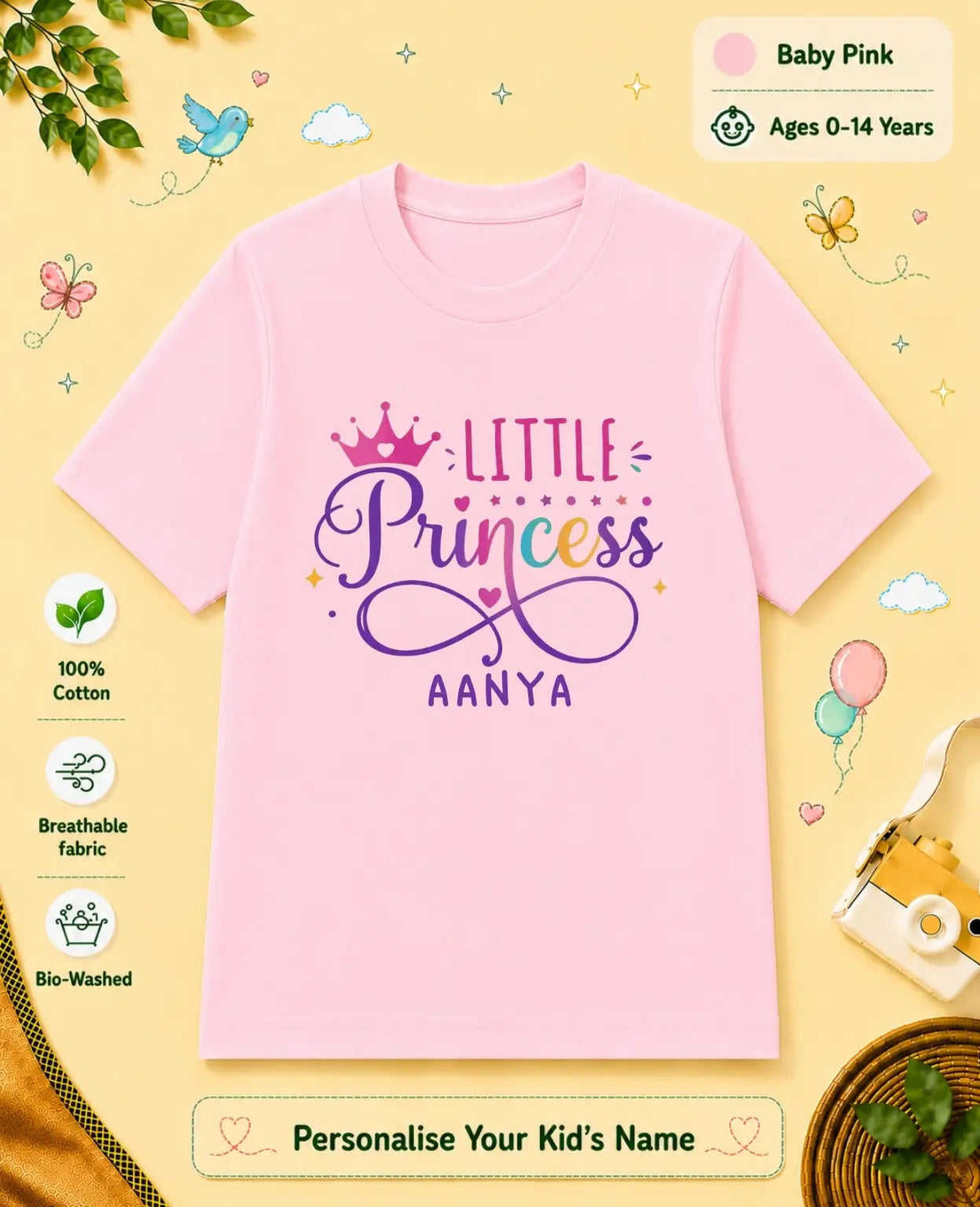 November Special Custom Kid Cotton Tshirt Swiftsoul
