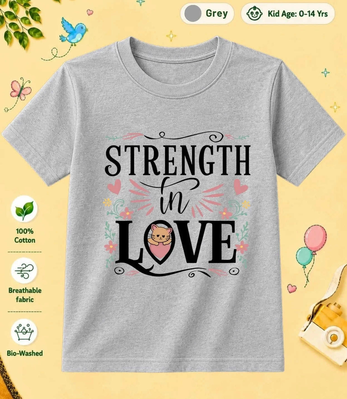 Nurture Kid Cotton Tee Swiftsoul