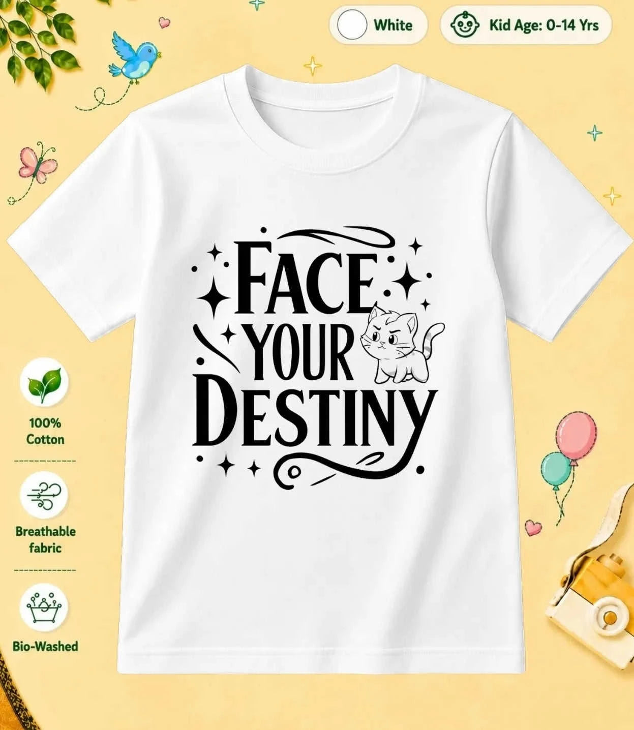 Nurture Kid Cotton Tee Swiftsoul