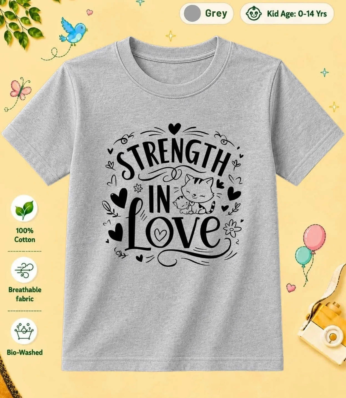 Nurture Kid Cotton Tee Swiftsoul