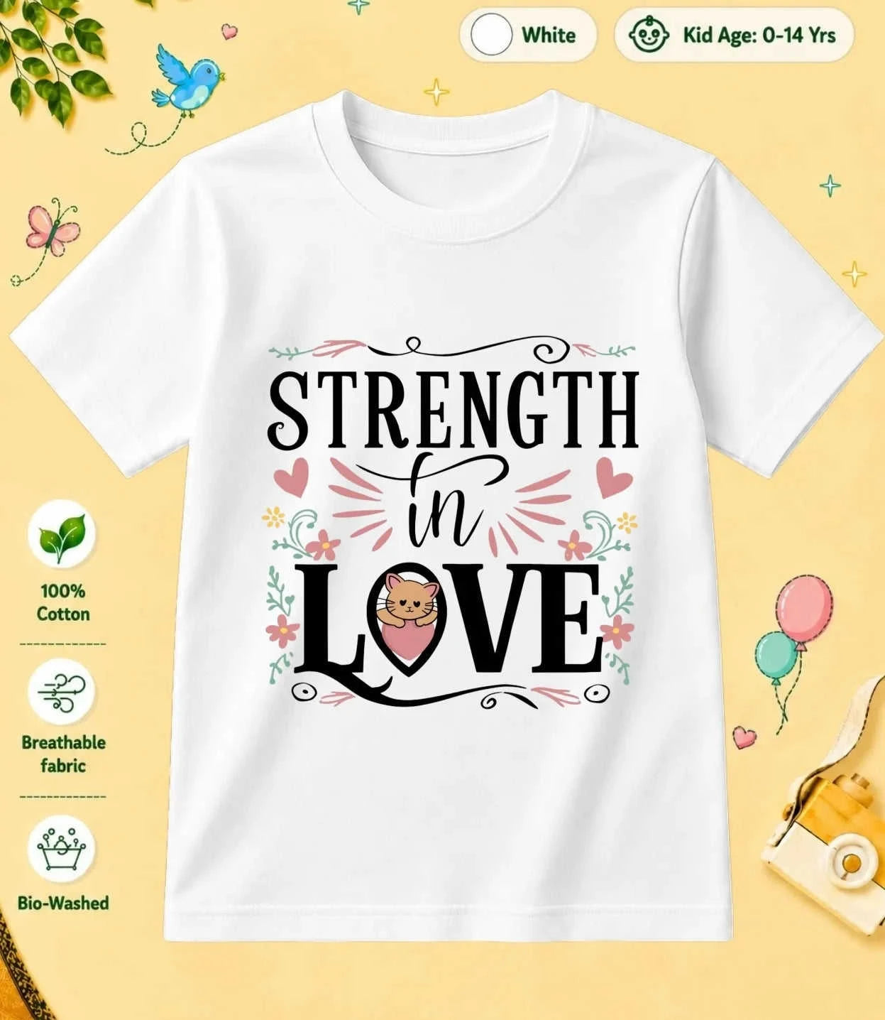 Nurture Kid Cotton Tee Swiftsoul