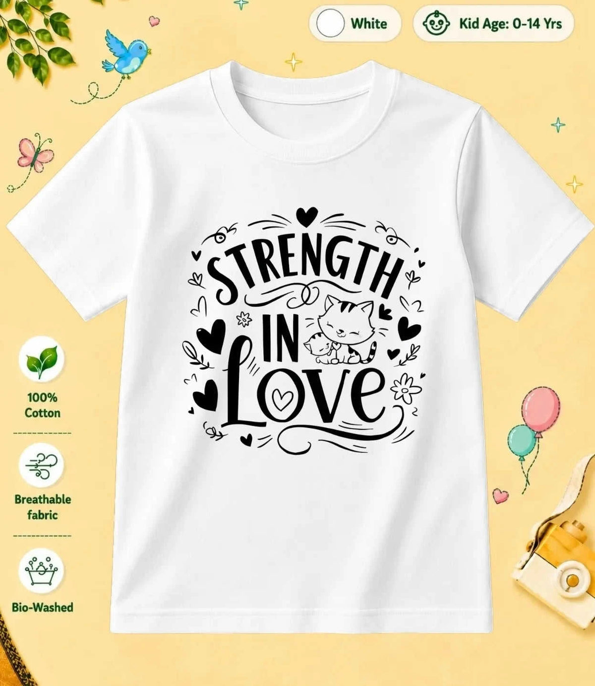 Nurture Kid Cotton Tee Swiftsoul