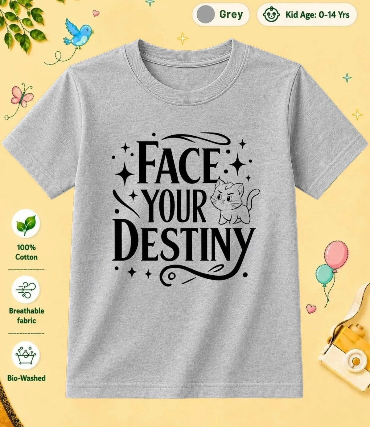 Nurture Kid Cotton Tee Swiftsoul