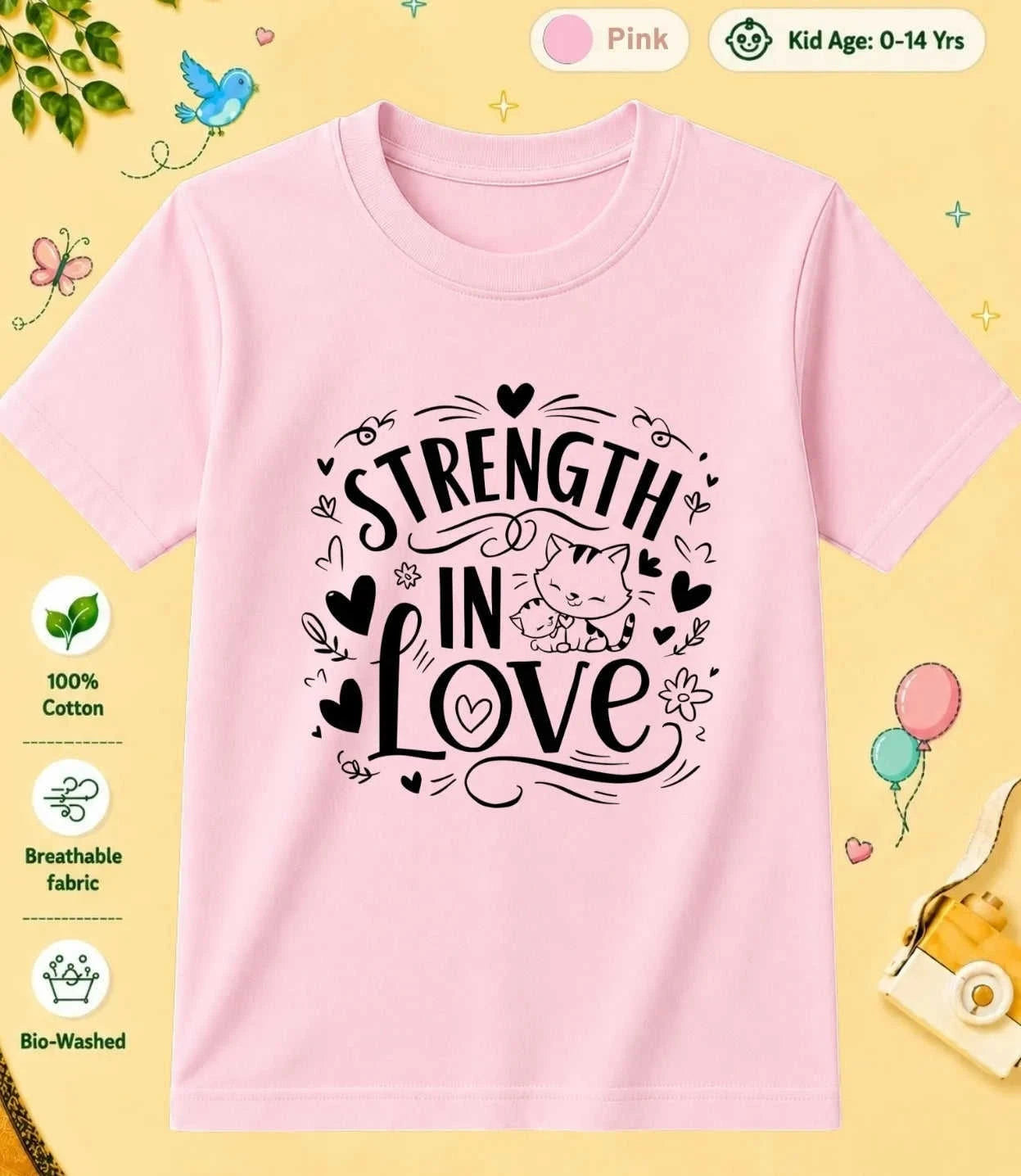 Nurture Kid Cotton Tee Swiftsoul