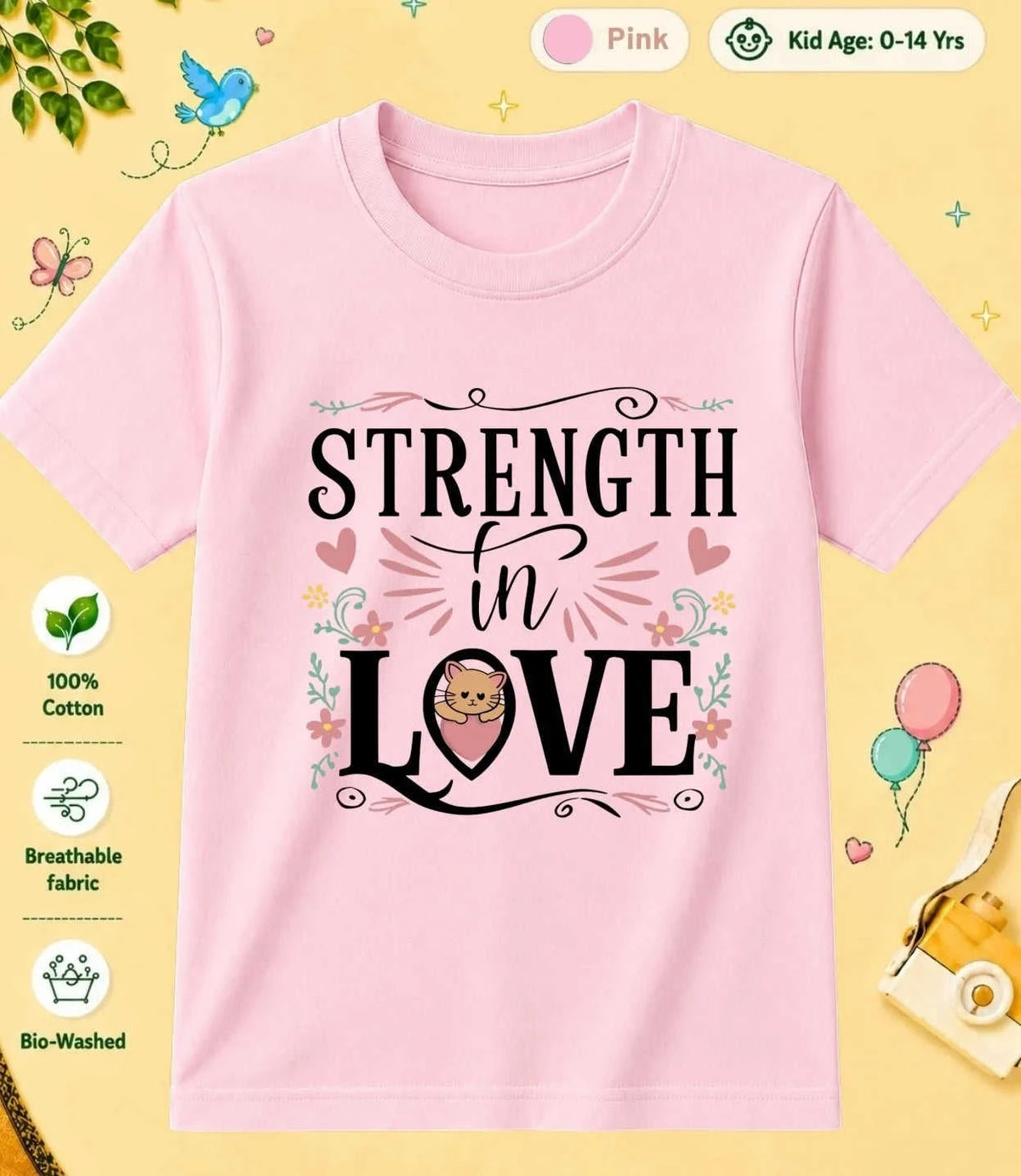 Nurture Kid Cotton Tee Swiftsoul