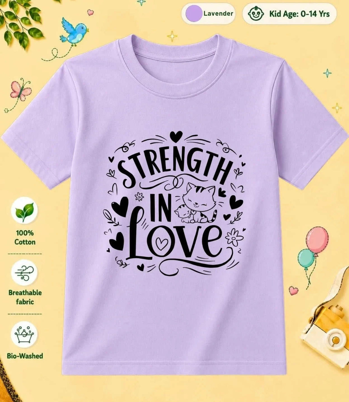 Nurture Kid Cotton Tee Swiftsoul