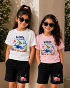 Ocean Theme Custom Kid's Co-ord Set Swiftsoul