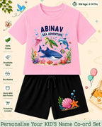 Ocean Theme Custom Kid's Co-ord Set Swiftsoul