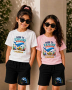 Ocean Theme Custom Kid's Co-ord Set Swiftsoul