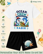Ocean Theme Custom Kid's Co-ord Set Swiftsoul