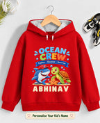 Ocean Theme Kid Cotton Tshirt & Hoodie Swiftsoul