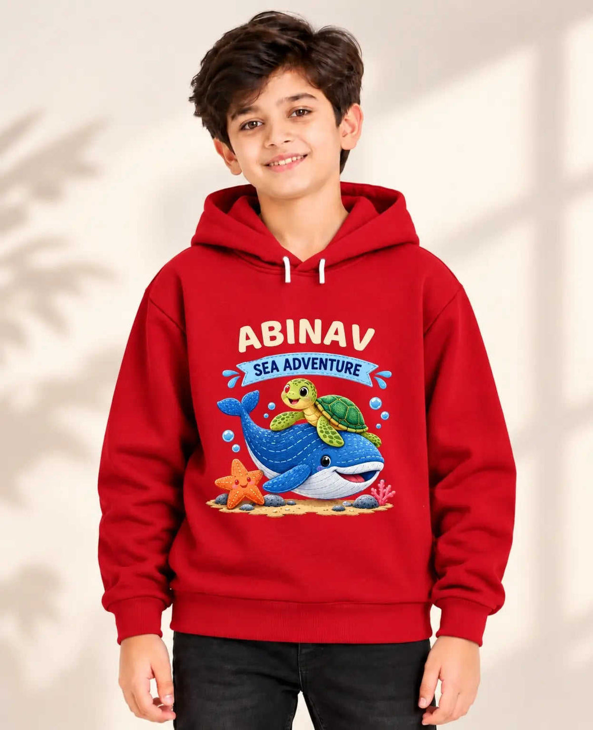 Ocean Theme Kid Cotton Tshirt & Hoodie Swiftsoul