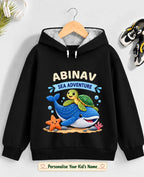 Ocean Theme Kid Cotton Tshirt & Hoodie Swiftsoul